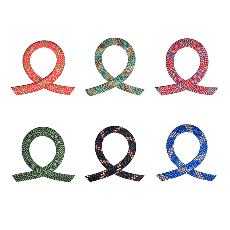 10 mm 2200 kg nylonové pletené lano pro útěk, přežití při požáru, zálohování, lezení, turistiku, záchranu