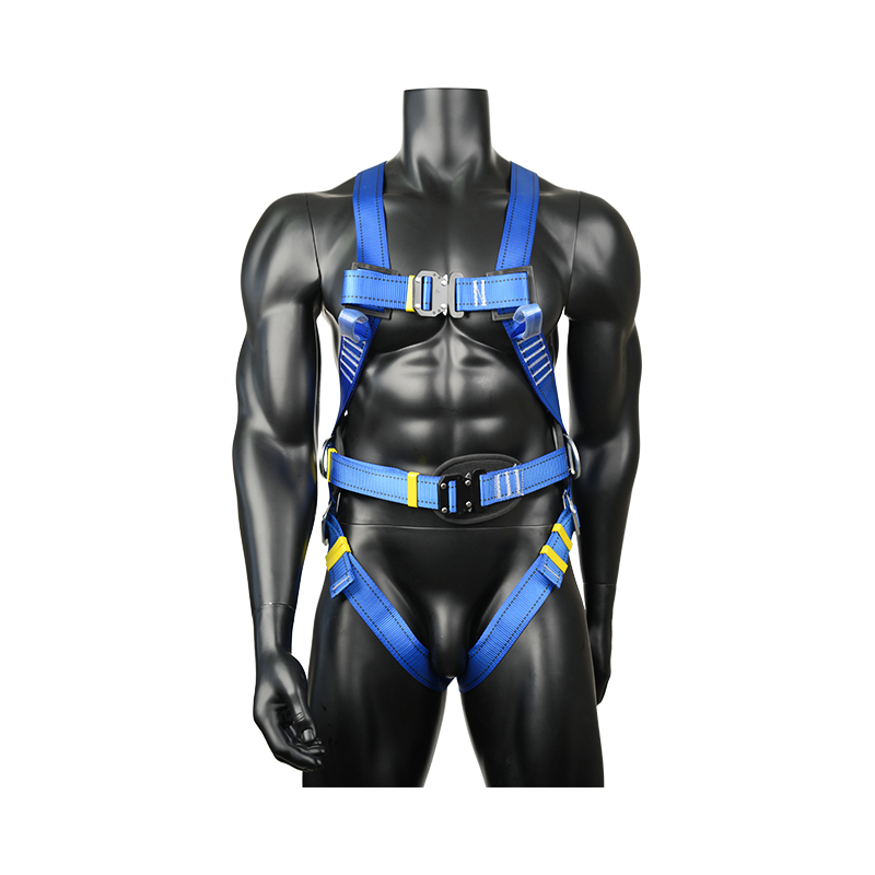 KA03 2 rychloupínací přezka, 3D kroužky, velká bederní vložka celotělová konstrukce bezpečnostní postroj proti pádu